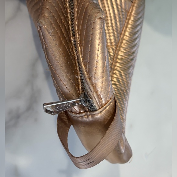 Aimee Kestenberg Metallic Gold Cosmetic Bag Set - Picture 6 of 10